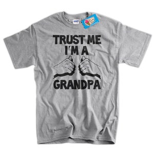 I'm A Grandpa Father's Day Christmas Gift New Baby Birthday Gifts for Dad Grandparent Screen Printed T-Shirt Mens Funny Geek image 2