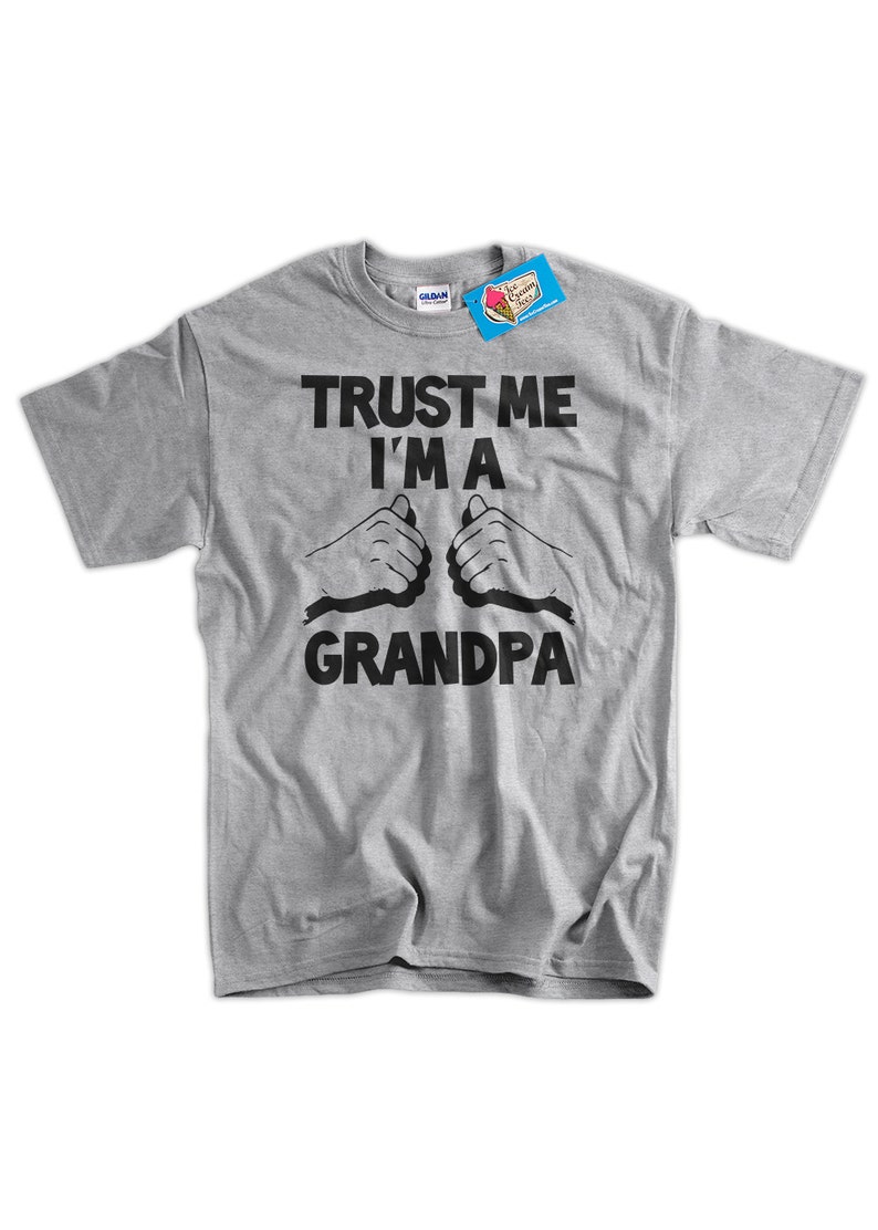 I'm A Grandpa Father's Day Christmas Gift New Baby Birthday Gifts for Dad Grandparent Screen Printed T-Shirt Mens Funny Geek image 2