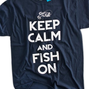 Keep Calm & Go Fishing Mens Funny T-Shirt Keep Calm & Go Fishing Mens Funny T-Shirt