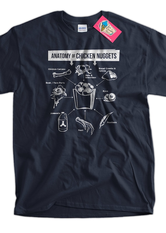 Chicken nugget t shirt Clearance