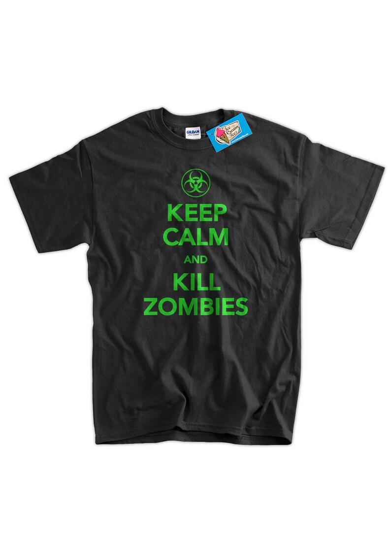 Keep calm and kill zombies made in UK on