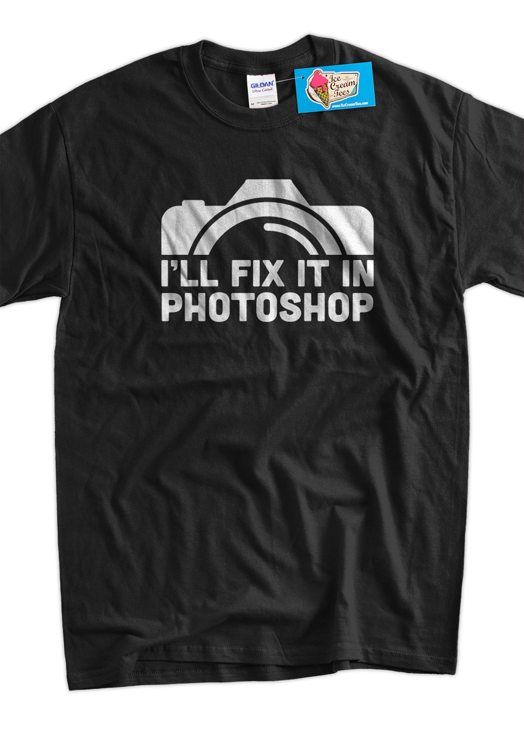 Funny Camera Photography T-shirt Gifts for Photographers I'll Fix It in ...