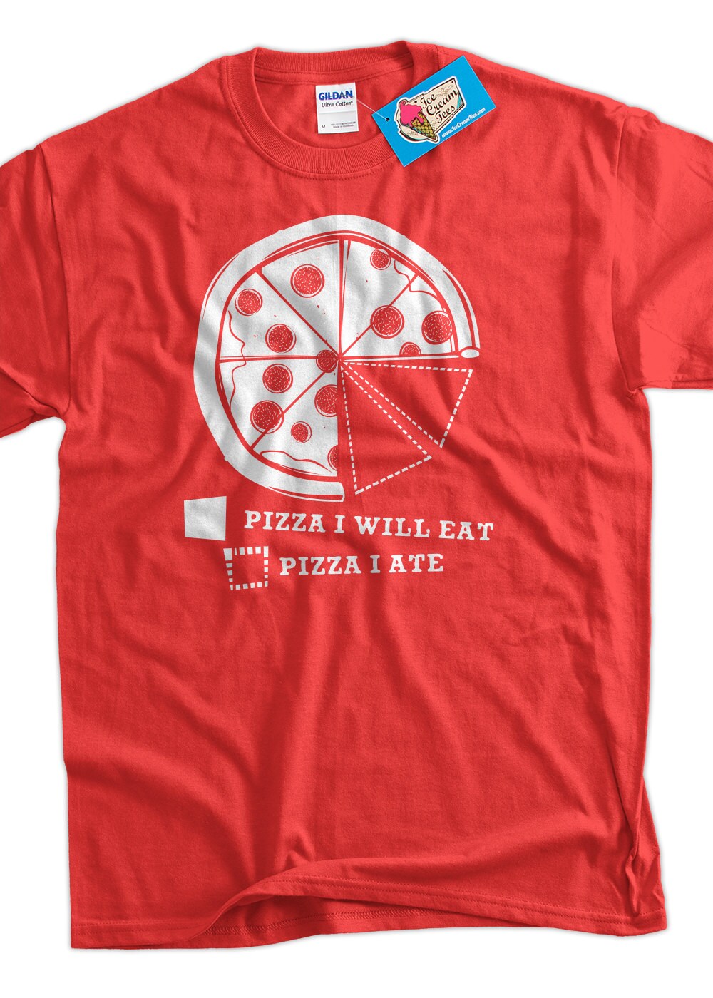 Funny Pizza Shirt Pizza Pie Chart Pizza I Will Eat Food Etsy