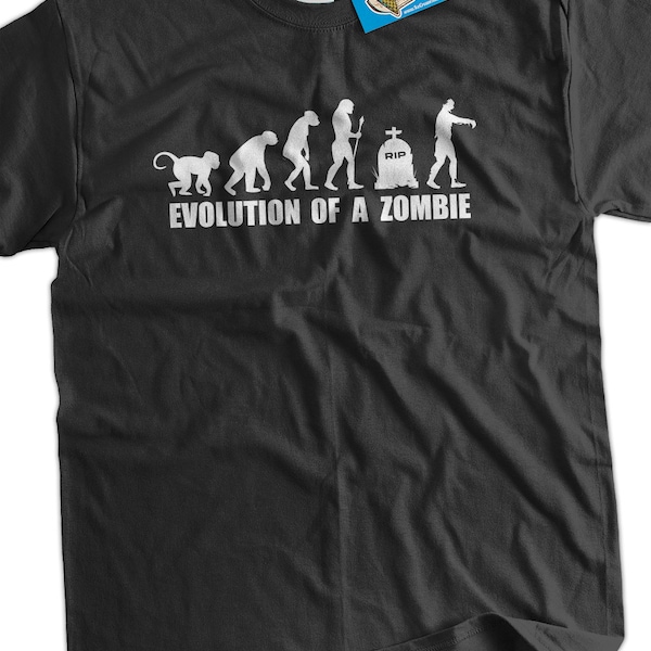Mens Zombie Tshirt Etsy