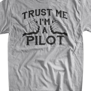 Pilot shirt airplanes T Shirt im a pilot aviation air plane Screen Printed T-Shirt Mens Ladies Women Kid Youth Funny Geek image 1
