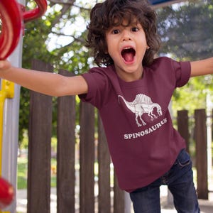 Spinosaurus Dinosaur Dino Geek Science Nerd Jurassic Cool  funny tshirt  Geek Nerd Cool Art Screen PrinteT-Shirt Mens Ladies Womens