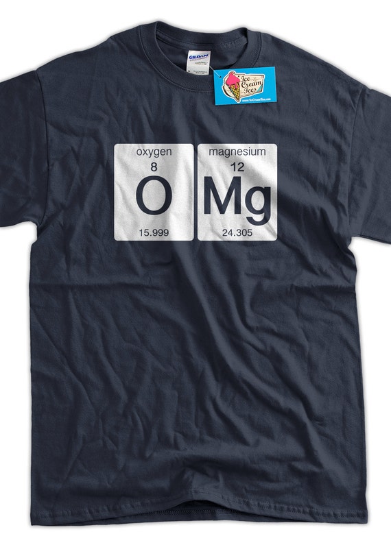 Slibende vest Lab Funny Science T-shirt OMG T-shirt Oxygen Magnesium Funny Geek - Etsy