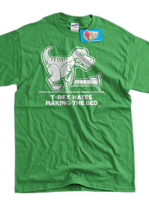 T Rex Tyrannosaurus T-shirt Hates - Etsy