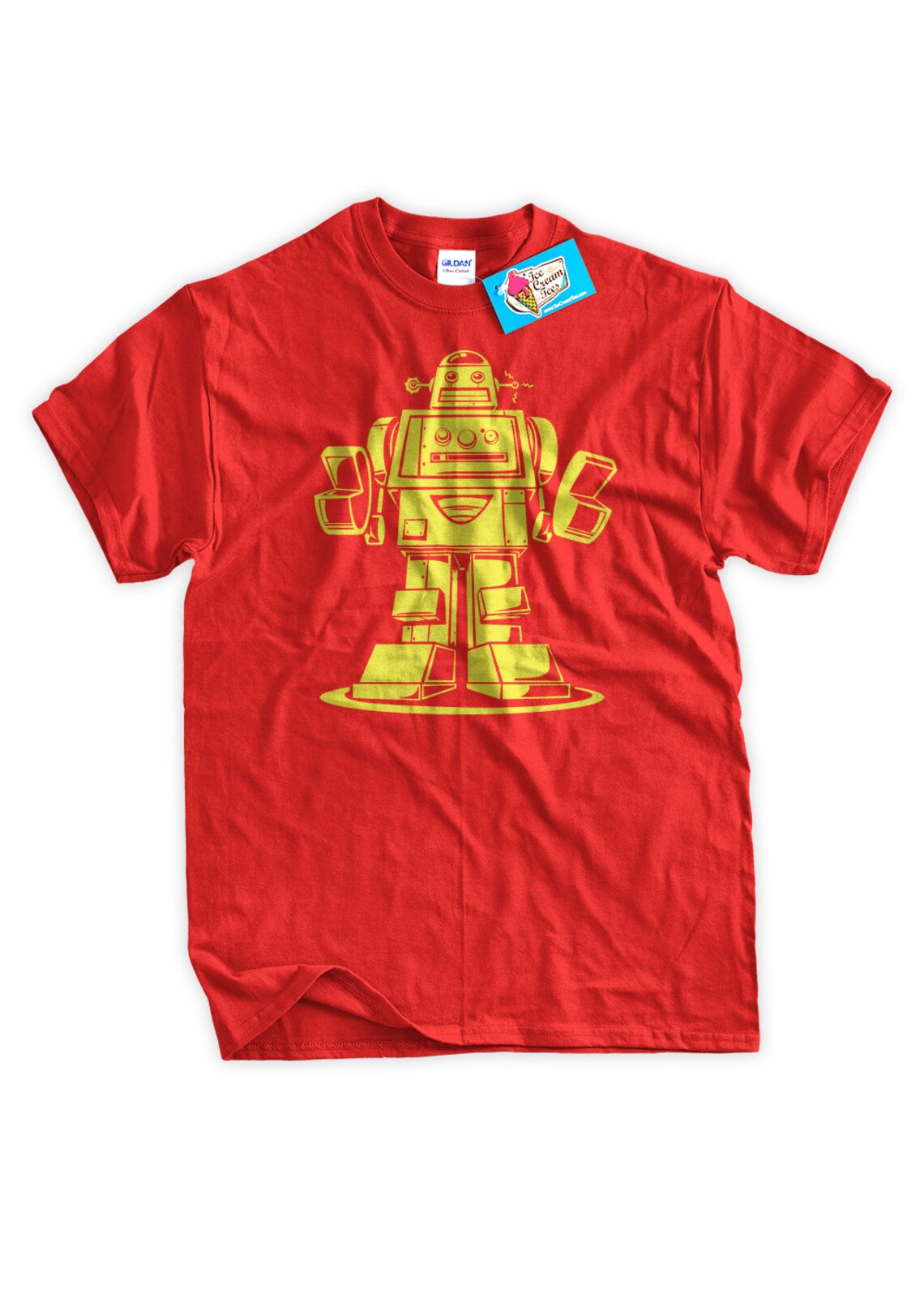 Funny Robot Tshirt Robotics TShirt Vintage Style Robot Shirt Etsy