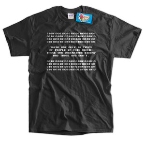 Types of People Understand Binary Code Screen Printed T-shirt - Etsy