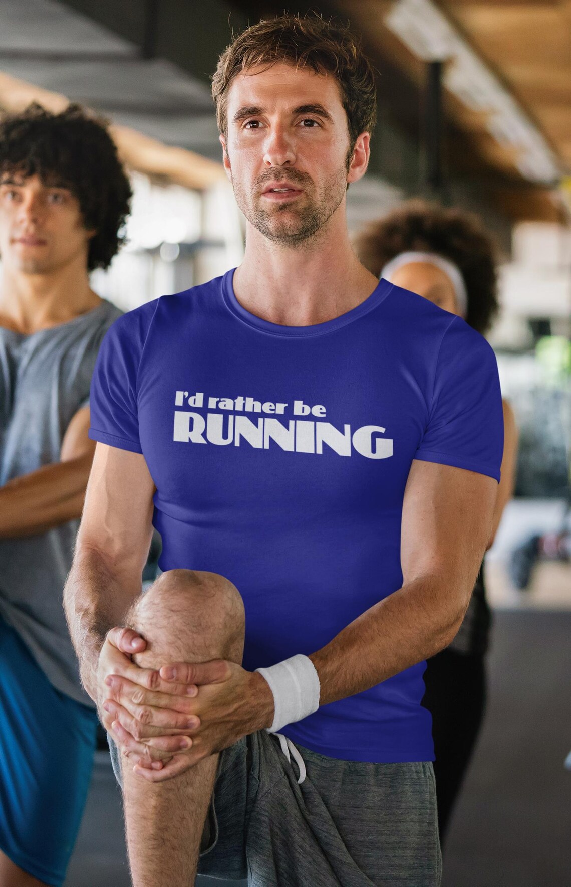 Funny Running Run Marathon Athlete Sport T-shirt - I'd Rather Be ...