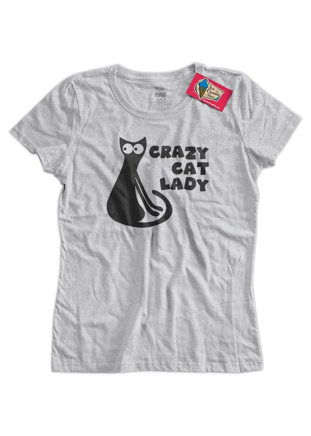 Funny Cat Cats Tshirt Crazy Cat Lady Tee Shirt T Shirt Etsy