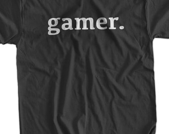 Gamer T-Shirt - Video Games Shirt Funny Arcade Games Computer RPG Shirt Funny T-Shirt Tee Shirt Mens Womens Ladies Teen Youth Kids Geek