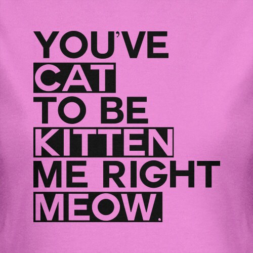 Funny Cat Shirt Meow You See Me Meow You Don