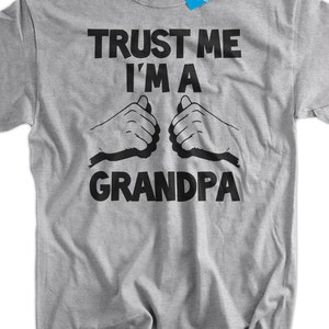I'm A Grandpa Father's Day Christmas Gift New Baby Birthday Gifts for Dad Grandparent Screen Printed T-Shirt Mens Funny Geek image 1
