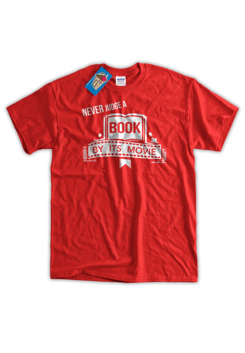 Funny Movie Tshirt TShirt never judge movie by its book Tee Etsy