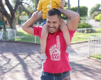 Worlds Best Dad T-Shirt Fathers Day Daddy New Dad Best Dad Number 1 dad T-shirt Gifts for Dad Screen Printed T-Shirt Tee Shirt T Shirt Mens