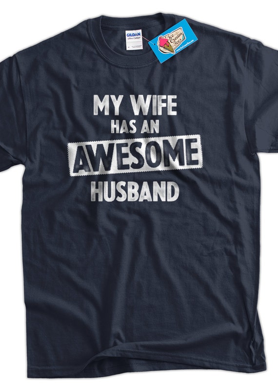 My Awesome Wife Mens Funny 50th Wedding Anniversary T-Shirt Gift 50 Year Husband 