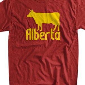 Alberta Canada Tshirt province Screen Printed T-Shirt Tee Shirt T Shirt Mens Youth Kids Funny Geek image 1