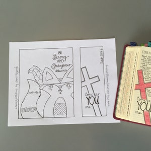 INSTANT DOWNLOAD - Bible Journaling Template
