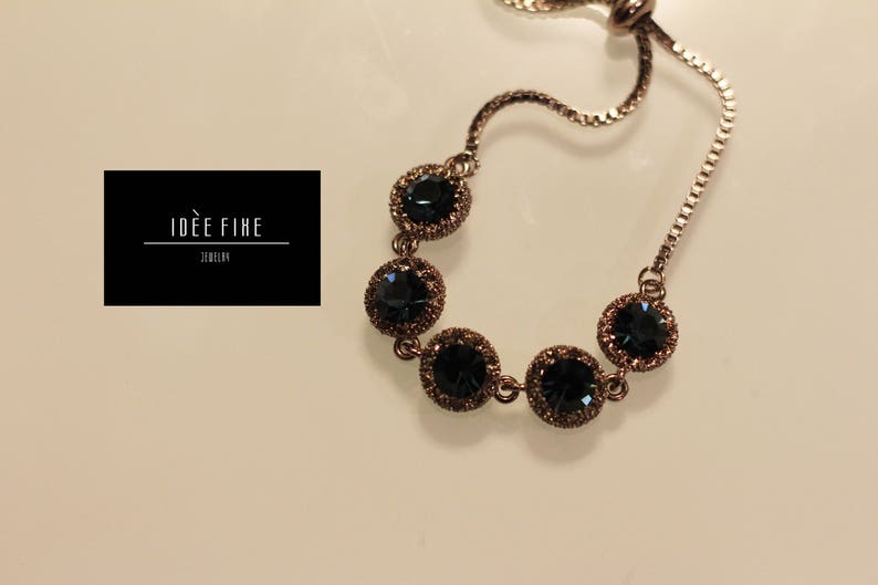 Mysterious Blue Elegance Bracelet