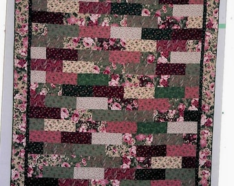 Brick Wall Flannel Quilt pattern ONLY