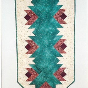 Tulpen Tischläufer Quilt Anleitung NUR