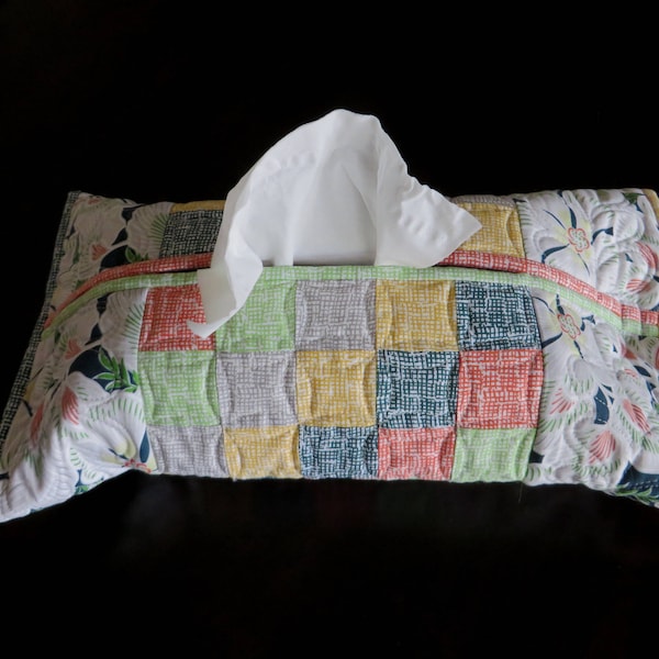 Quilted Tissue Box Covers Etsy
