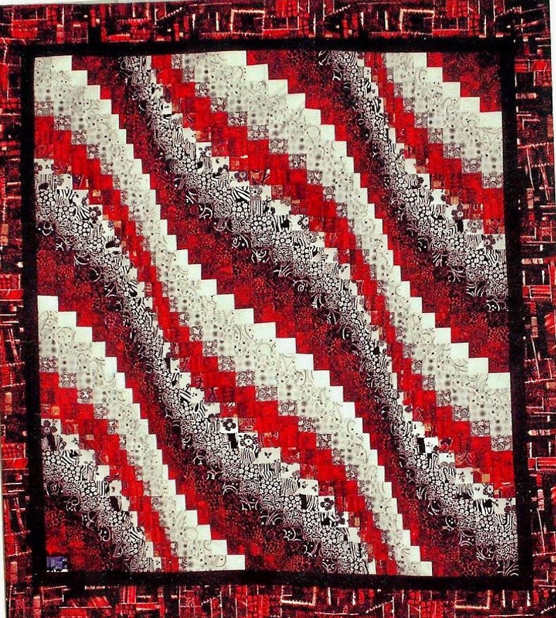 Wavy Bargello Quilt Pattern ONLY image 2
