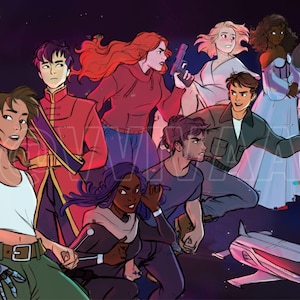 The Rampion Crew - The Lunar Chronicles Art Print