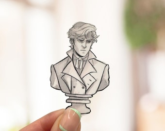 Mr. Darcy Bust Sticker: Pride and Prejudice Bookish Decal