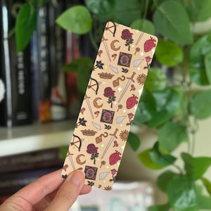 Marcapáginas Castlecore con lámina dorada: Regalo ideal para amantes de la novela romántica medieval. imagen 4