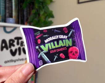 Morally Gray Villain Candy - Soft Matte Kindle Sticker for Villain Lovers