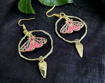 Moth Earrings