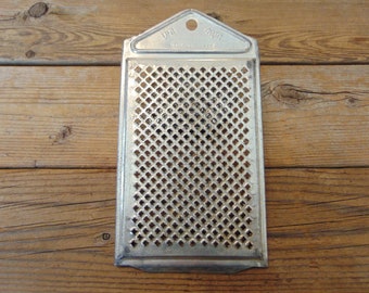 Vintage "Uni Kum" Kitchen Grater, Hand Held, Tin, Made In Germany, 1950's -Mid Century Kitchen Grater-1950's Cheese Grater-Farmhouse Kitchen