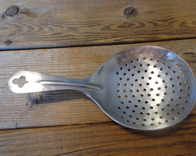 Vintage craft Co. Stainless Steel Spoon Strainer, Julep Strainer, 1950