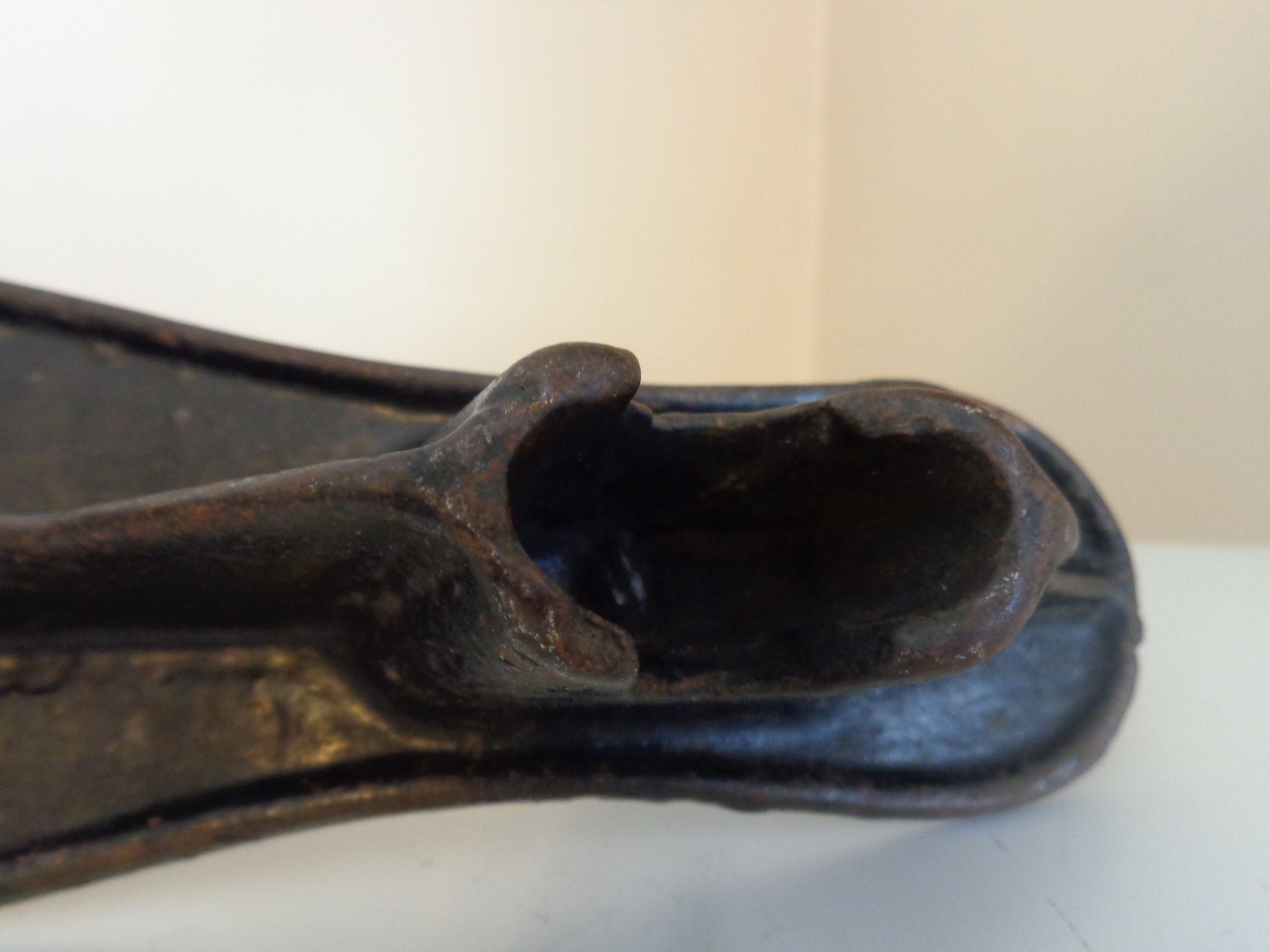 Antique Cast Iron Shoe Form 1940's Cast Iron Shoe Anvil Etsy