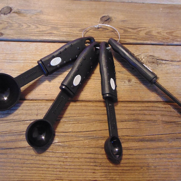 Vintage Measuring Spoons Plastic Etsy