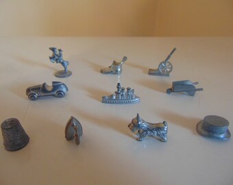 Old Monopoly Pieces Etsy