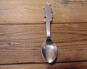 Vintage "Donald Duck Walt Disney Productions" Youth Spoon, Made By Bonny, Stainless Steel,Made In Japan,1970's-Walt Disney Donald Duck Spoon