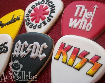 Rock Band Cookies - 1 dozen