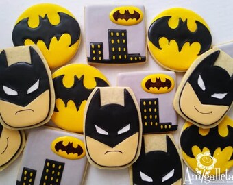 Batman /Superhero cookies -1 dozen
