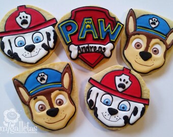 Paw Patrol Cookies - 1 dozen