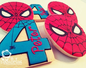 Spider-Man Cookies  - 1 dozen