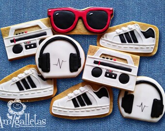 RETRO birthday party, 80s Themed, Sneaker  -1 dozen