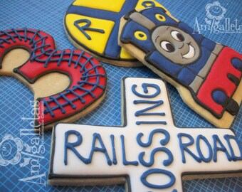 Thomas Train Cookies - 1 dozen