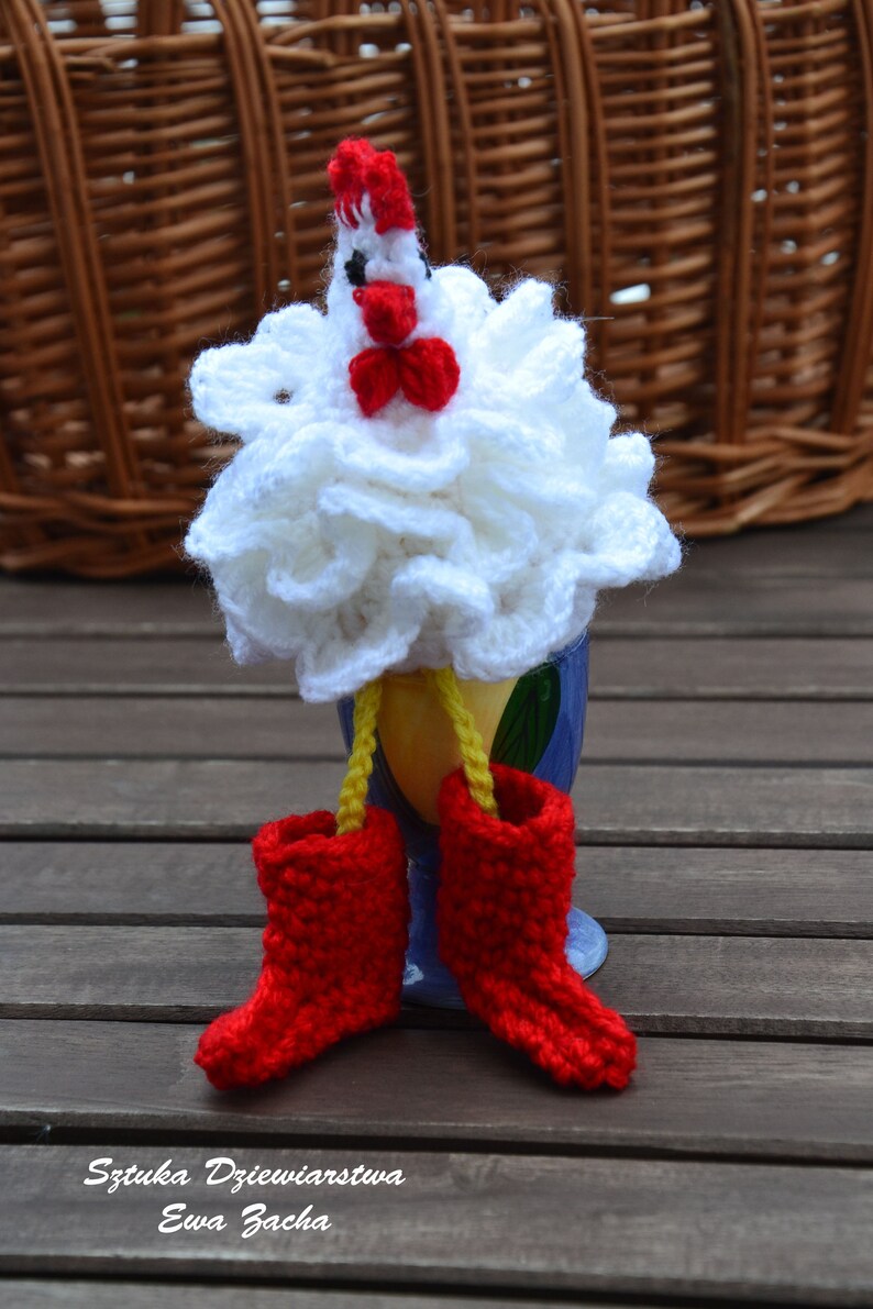 Crochet Rooster Pattern Rooster in Shoes Pattern Crochet Etsy