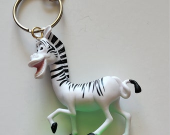 Zebra Keychain/Beadiebracelet