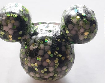 Mickey Mouse ring/Beadiebracelet