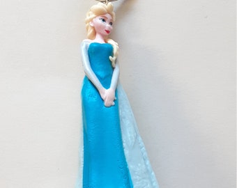 Llavero de Elsa/Disney/Brazalete de cuentas